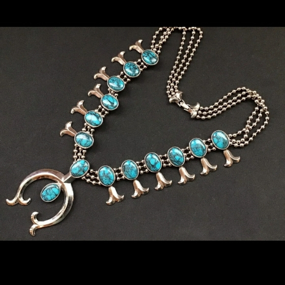 Goldette Jewelry - Vintage Squash Blossom Necklace